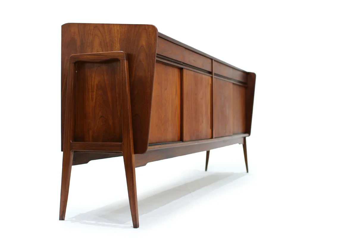 Scandinavian Expo 67 Teak wood 4 Door 4 Drawer Mid-century Modern Credenza/Sideboard