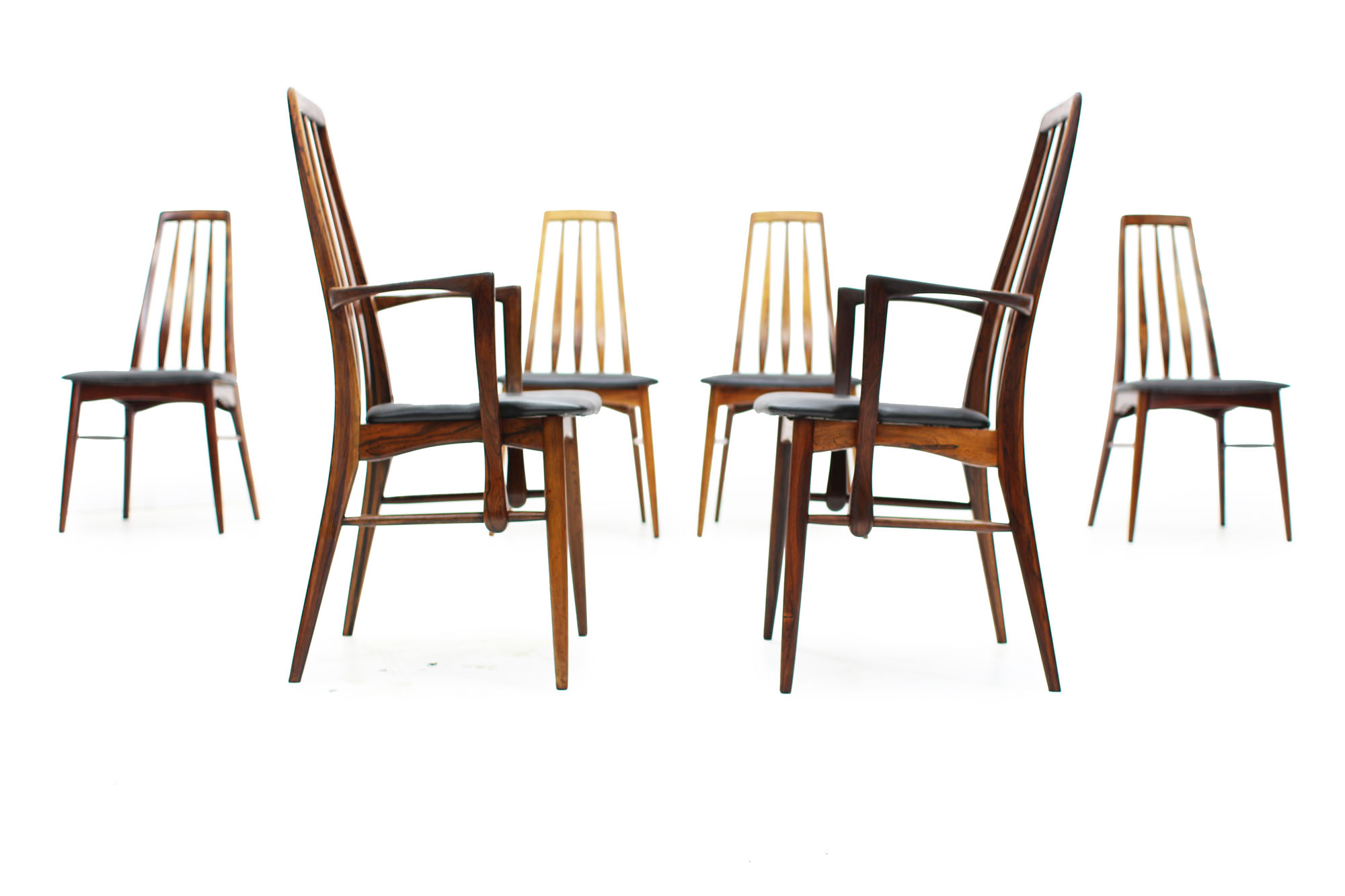 MCM Rosewood Dining chairs designed by Koefoeds Hornslet Model Eva Made in Denmark (6).jpg