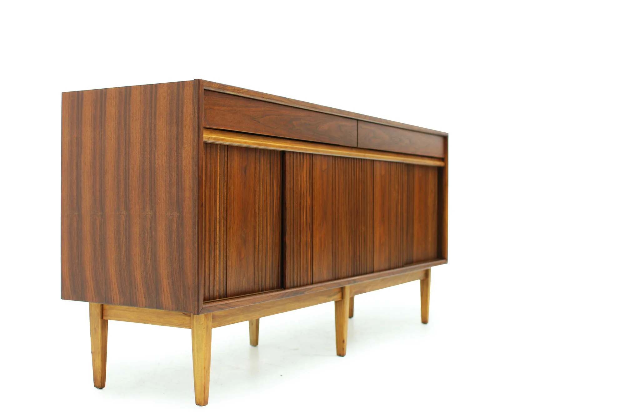 Beautiful Mid Century Walnut Sideboard with slatted doors (3).jpg