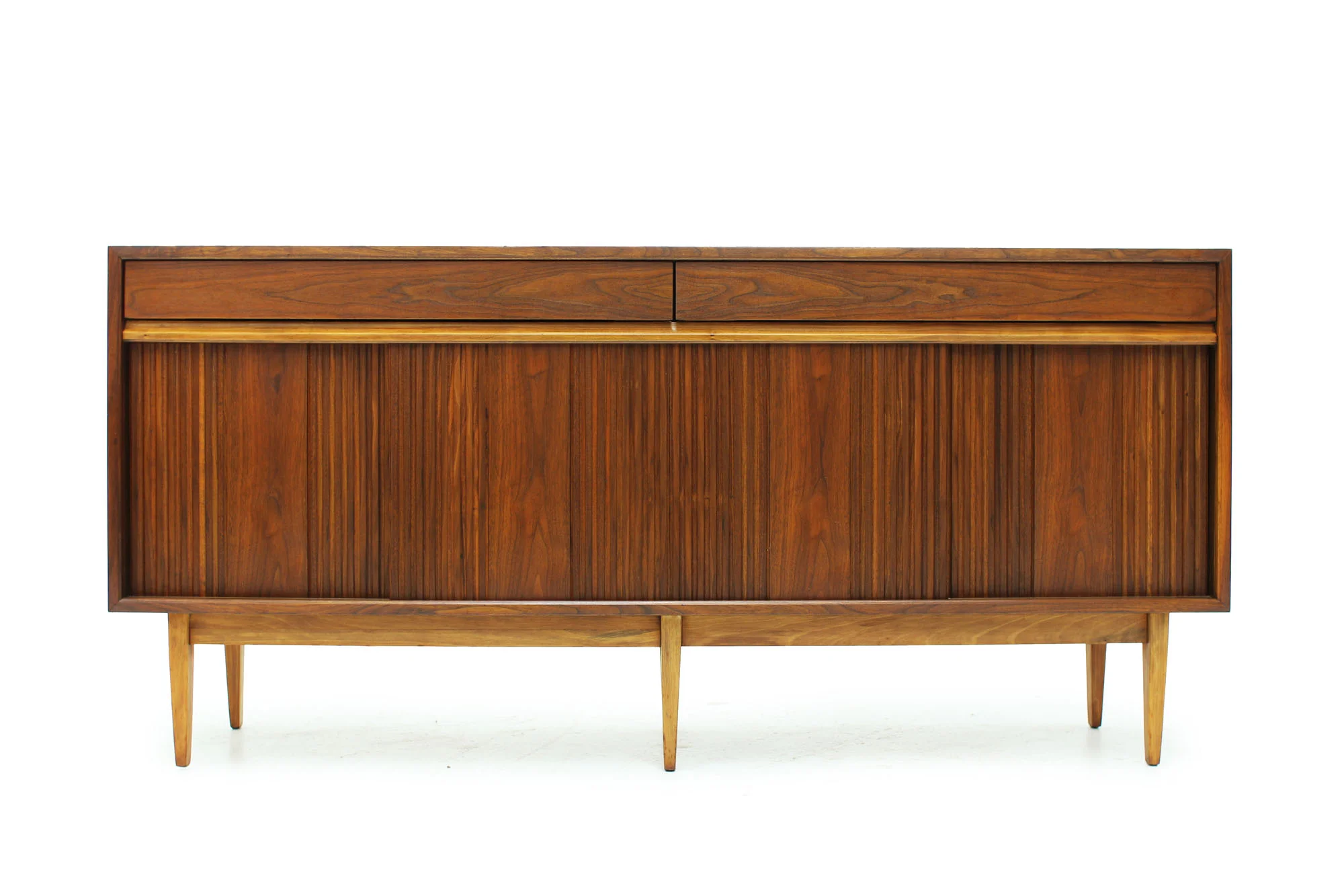 Beautiful Mid Century Walnut Sideboard with slatted doors (6).jpg