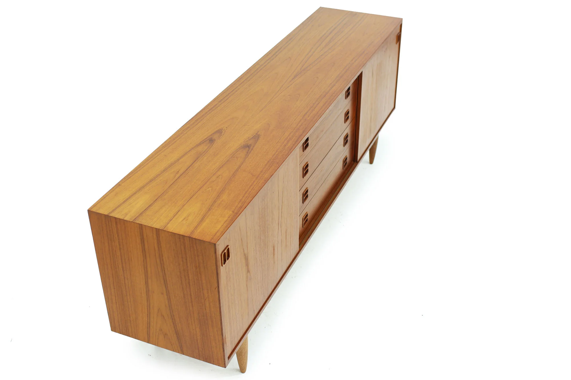 Danish Teak Symmetrical Buffet Beautiful MCM Piece (4).jpg