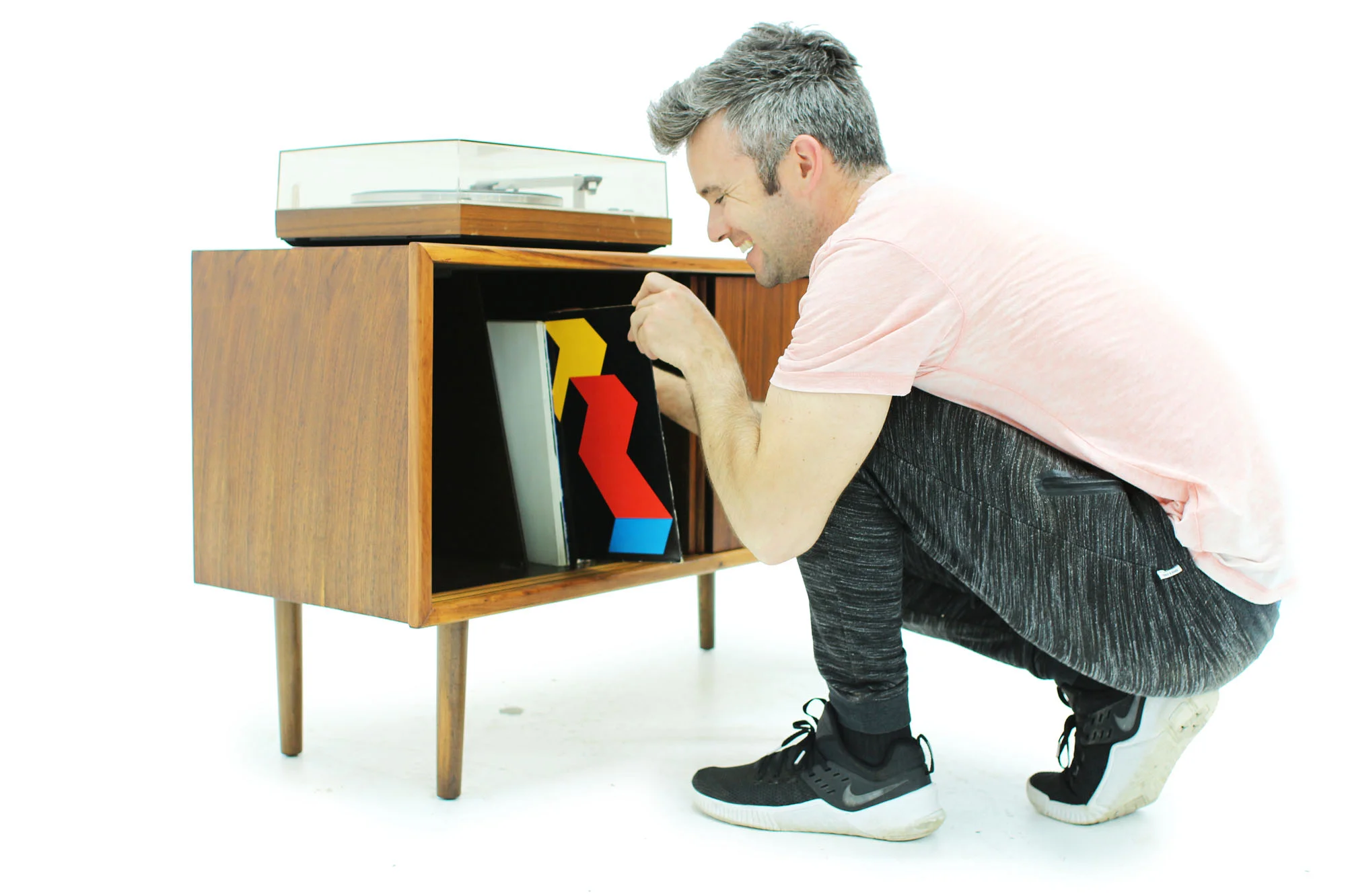 Mid Century Modern Walnut Record Cabinet (2).jpg