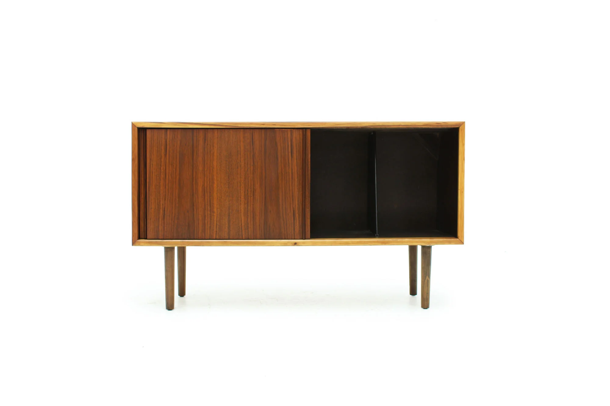 Mid Century Modern Walnut Record Cabinet (5).jpg