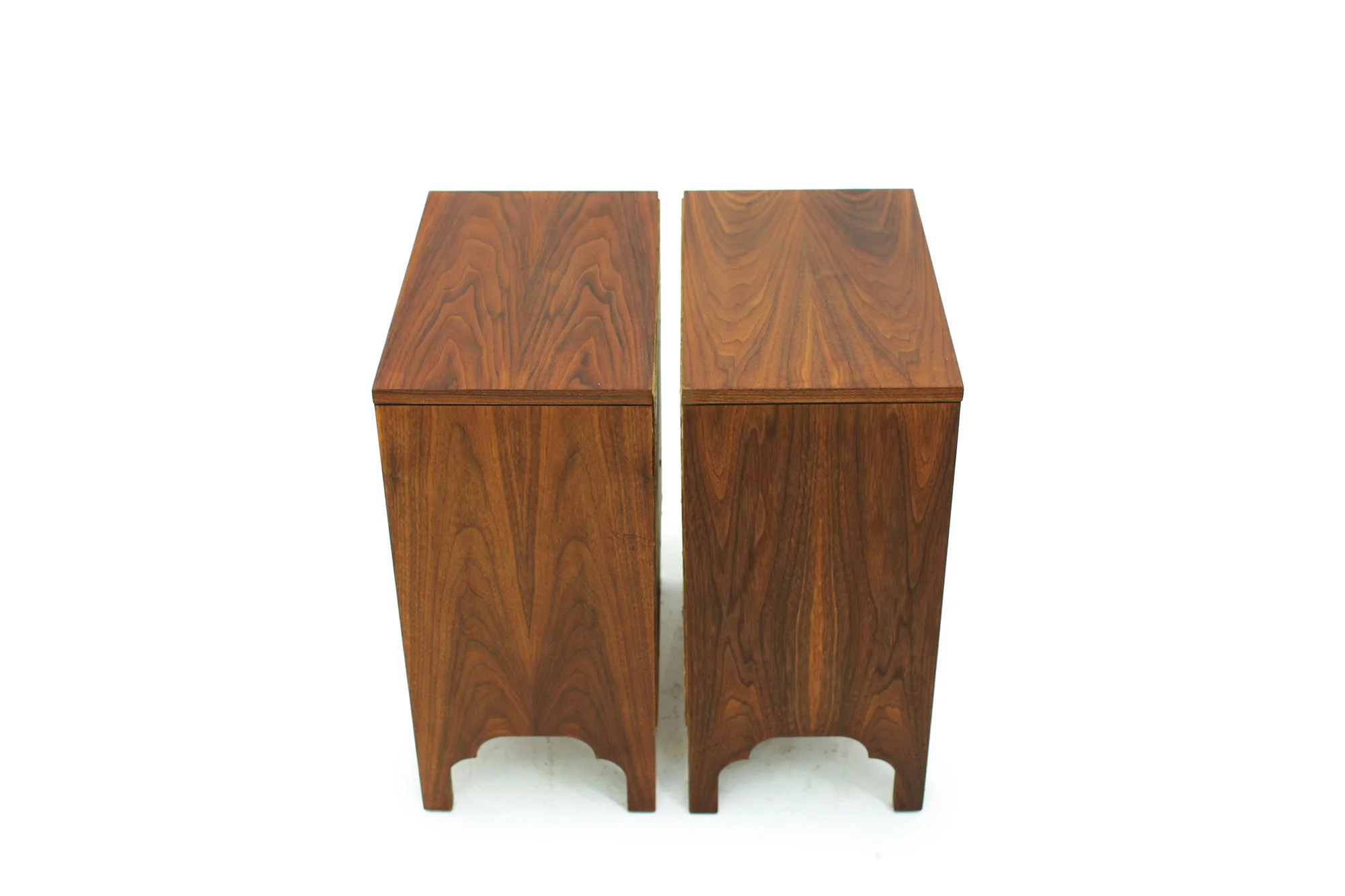 Pair of Walnut Bedside Night Stands Mid century modern design (1).jpg