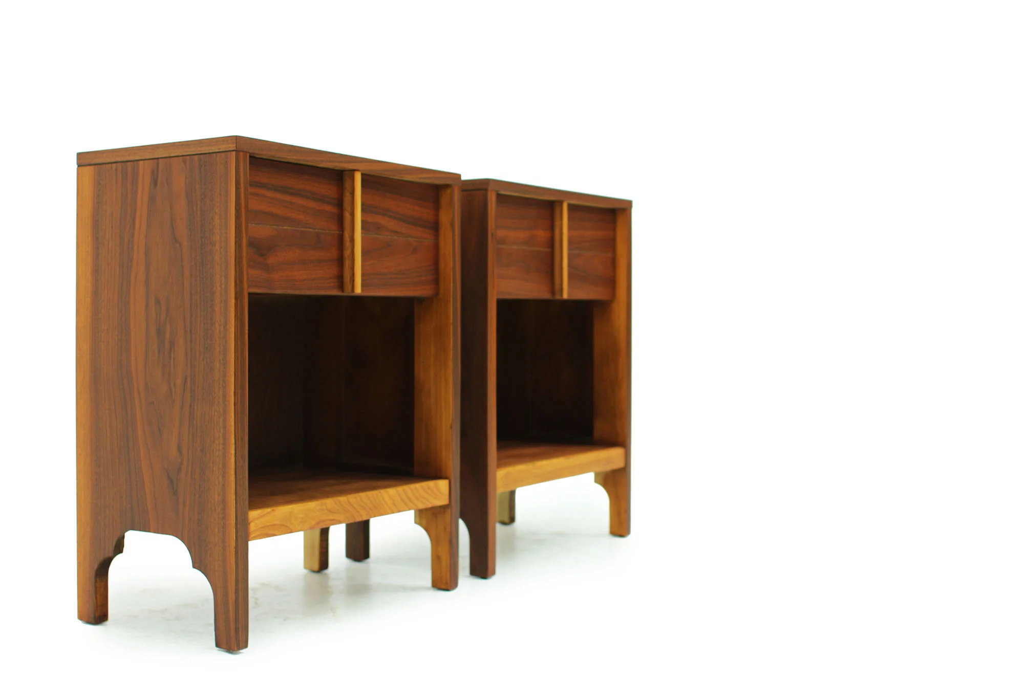Pair of Walnut Bedside Night Stands Mid century modern design (3).jpg