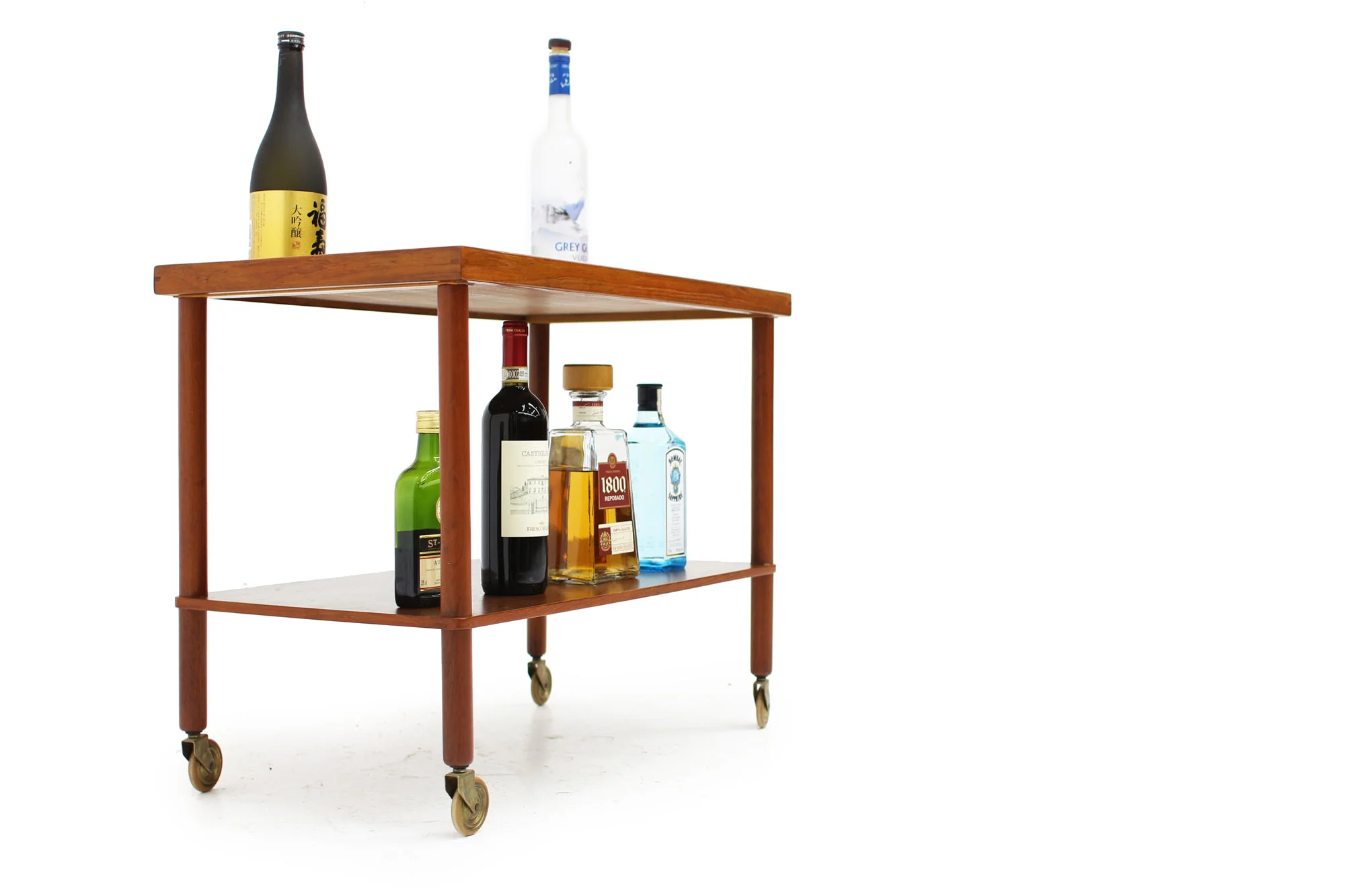 Scandinavian Teak Bar Cart Made in Denmark (6).jpg