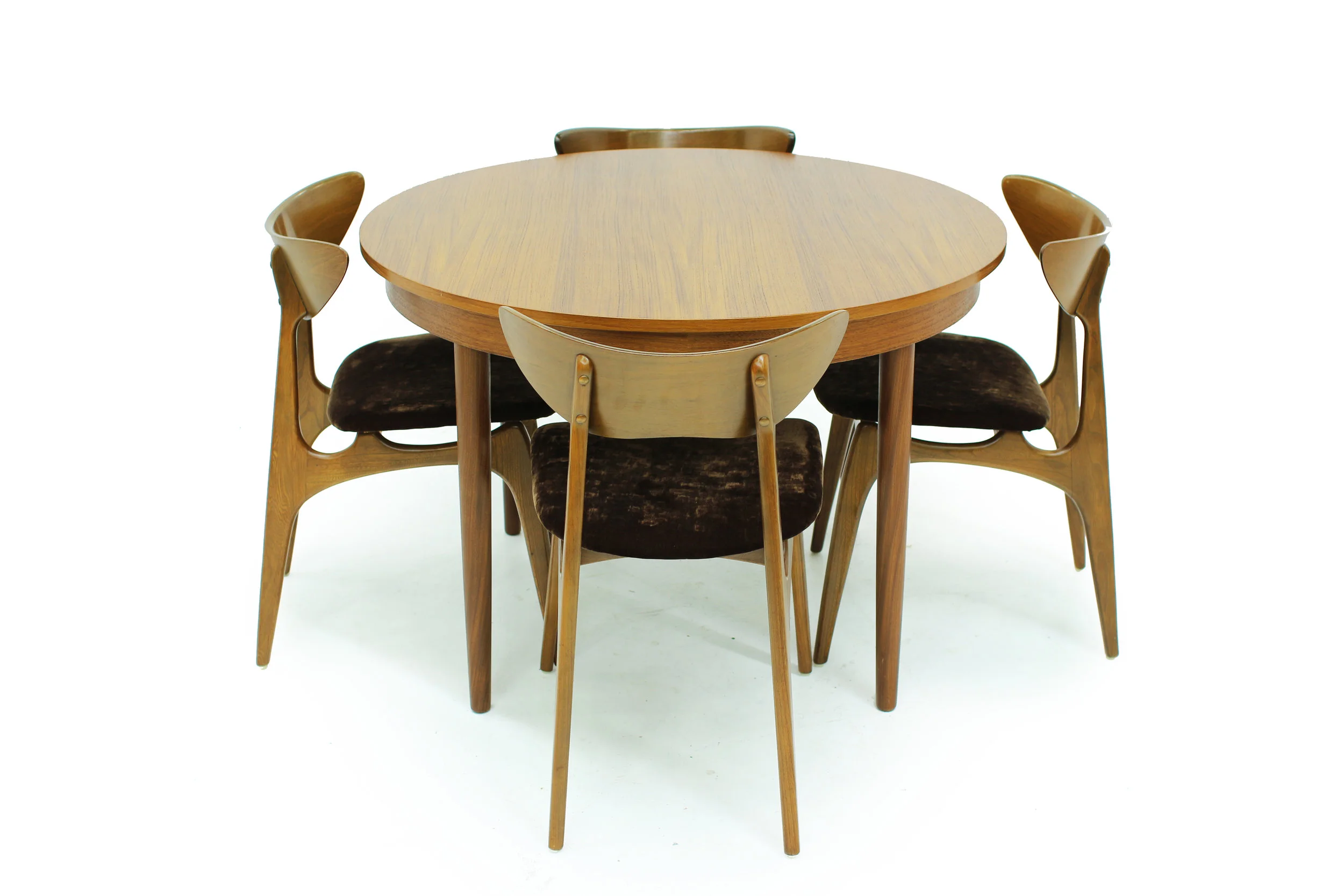 MCM Round Teak Dining Table Made in Denmark(2).jpg