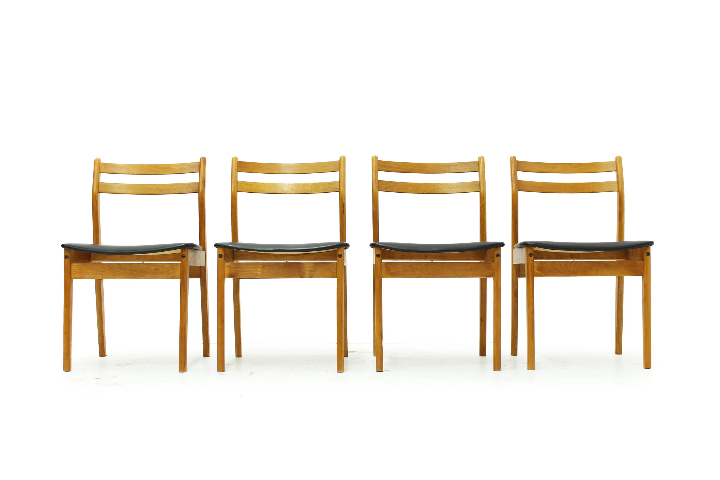 Mid Century Ladderback Dining Chairs - Set of Four.jpg