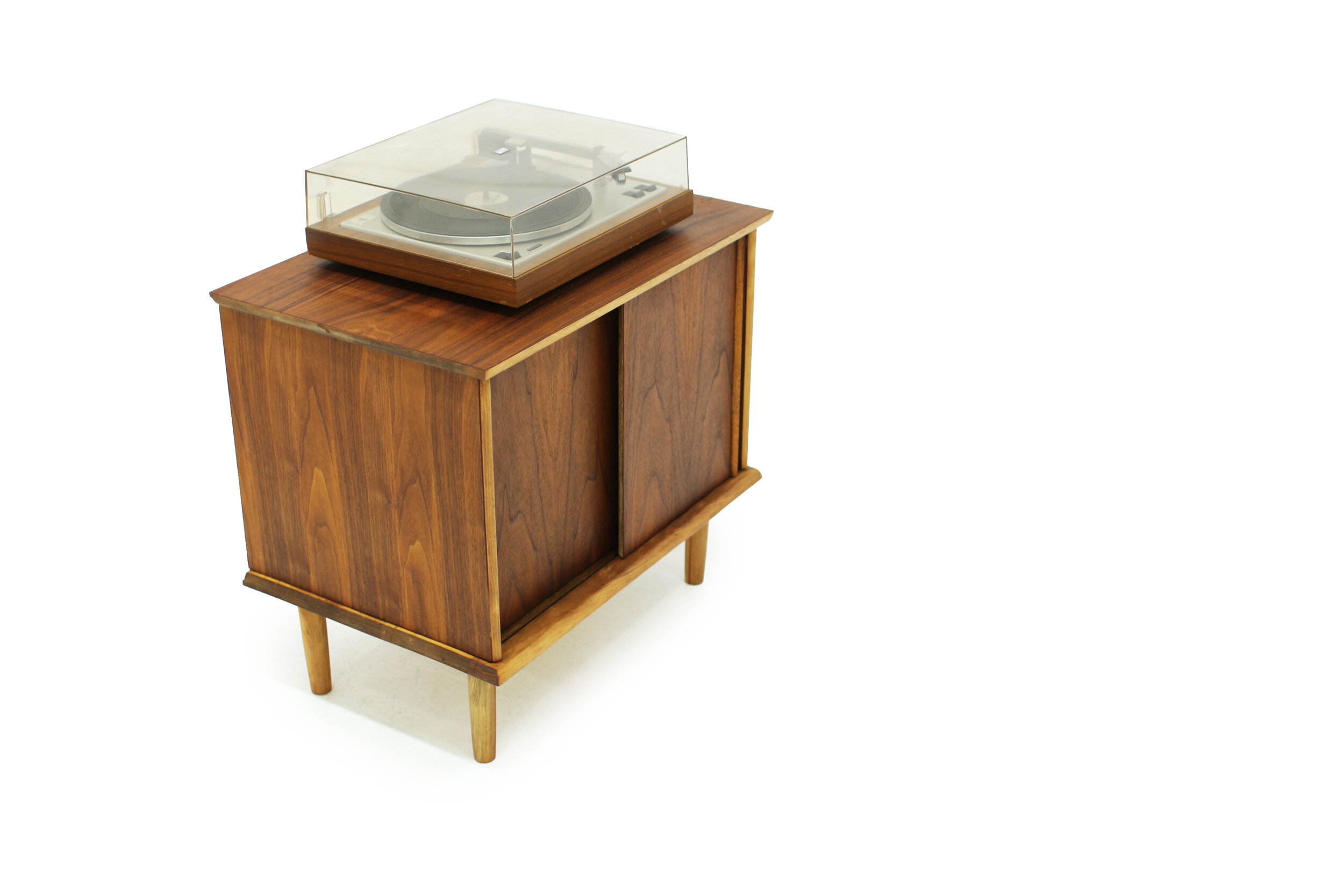 Mid Century Walnut Record Stand (5).jpg