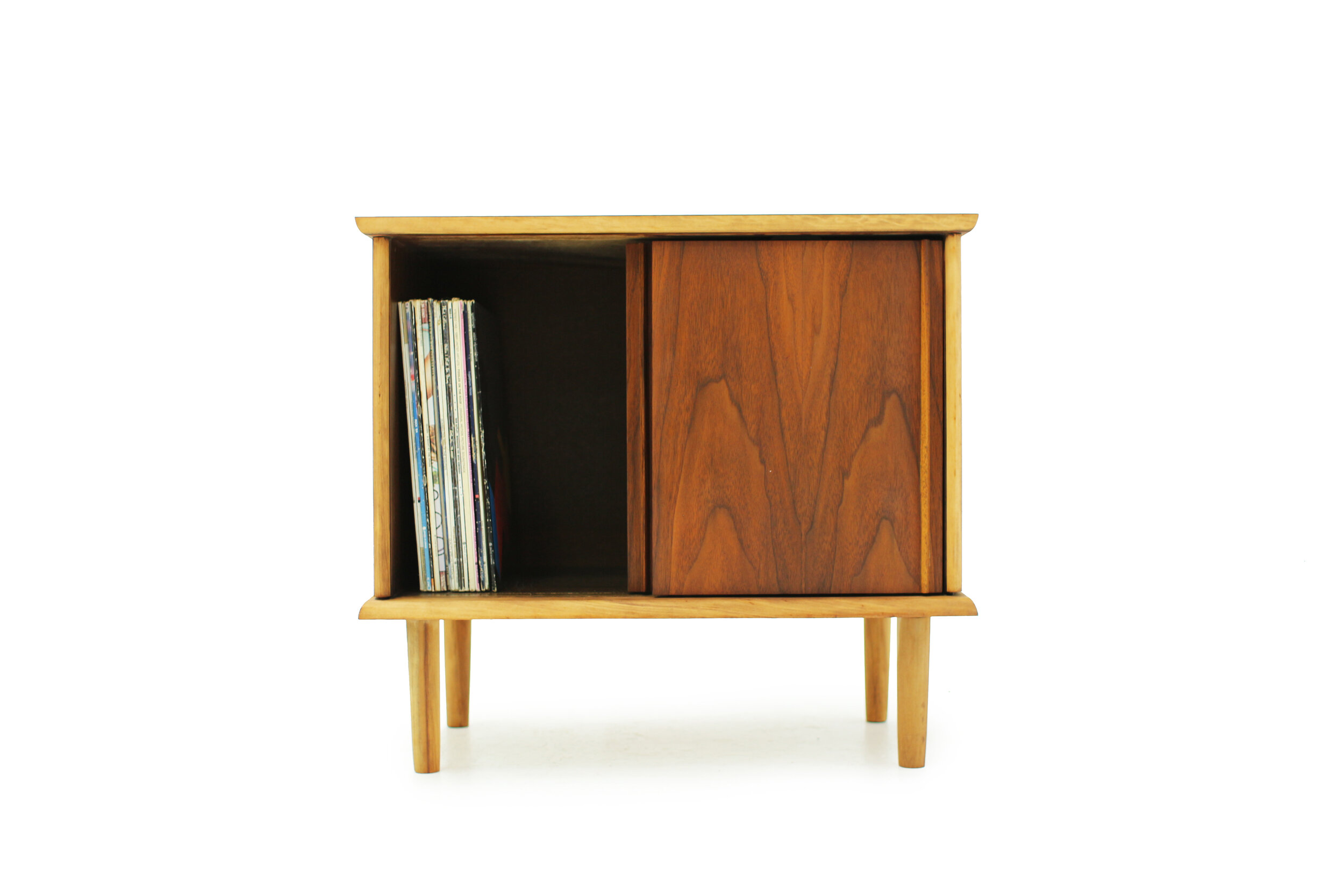 Mid Century Walnut Record Stand (4).jpg