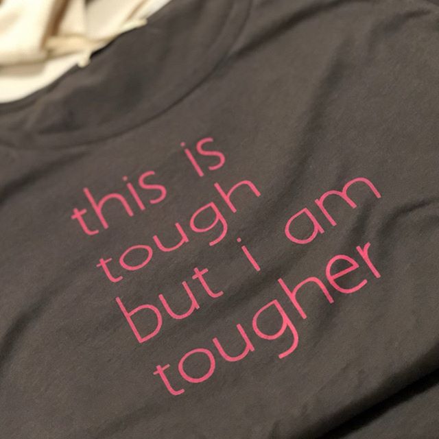 #tbt to May 19 when we officially launched our #tougher concept. It honors the many people who get up every morning and put their game-face on even when it feels like they can&rsquo;t. @livingbeyondbc has been a wonderful parter of ours and we were p