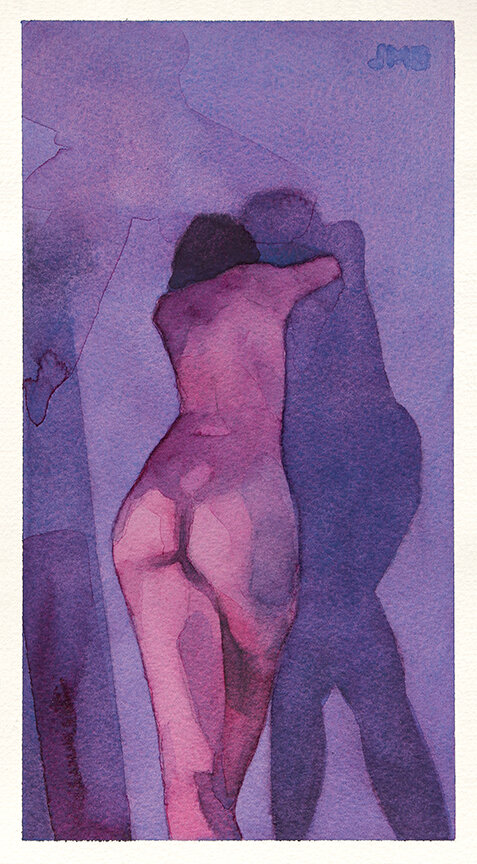 Figure In Pink and Purple II