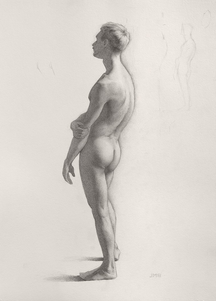 Figure Study From Life - Axel