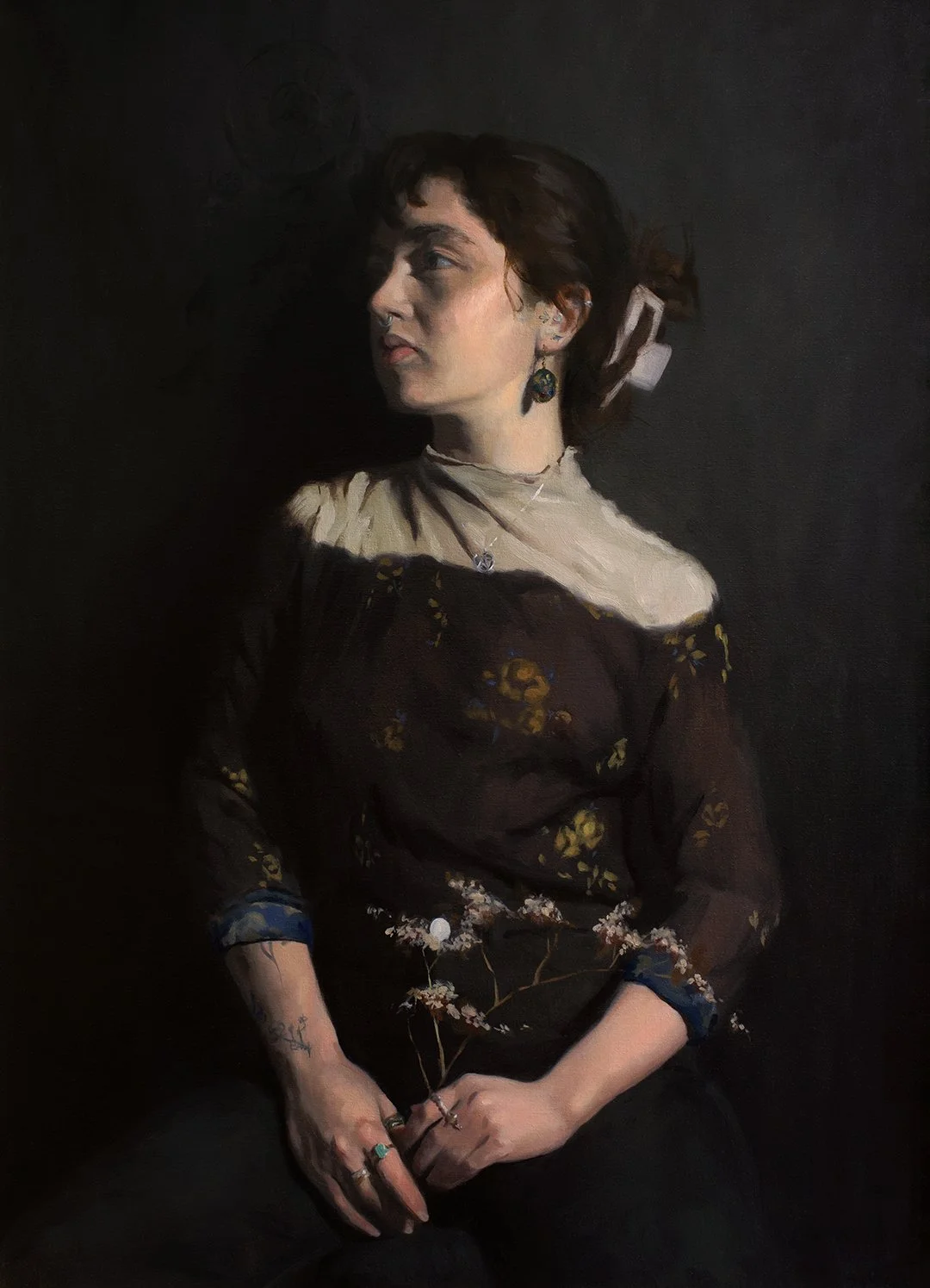 Portrait of Isabella with Dried Flowers