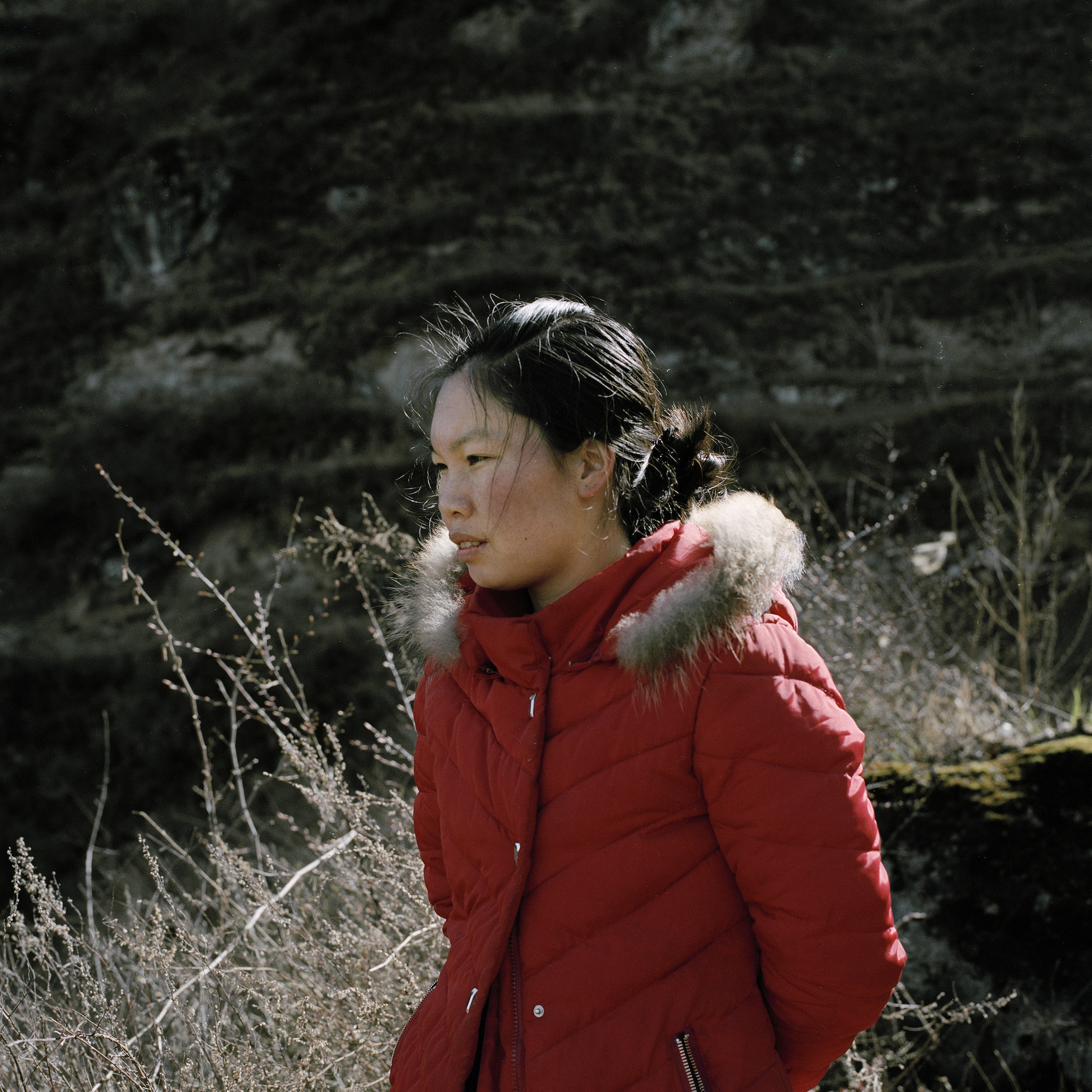 Woman on her Farmland, Radish Village, Sichuan, China, April 2016