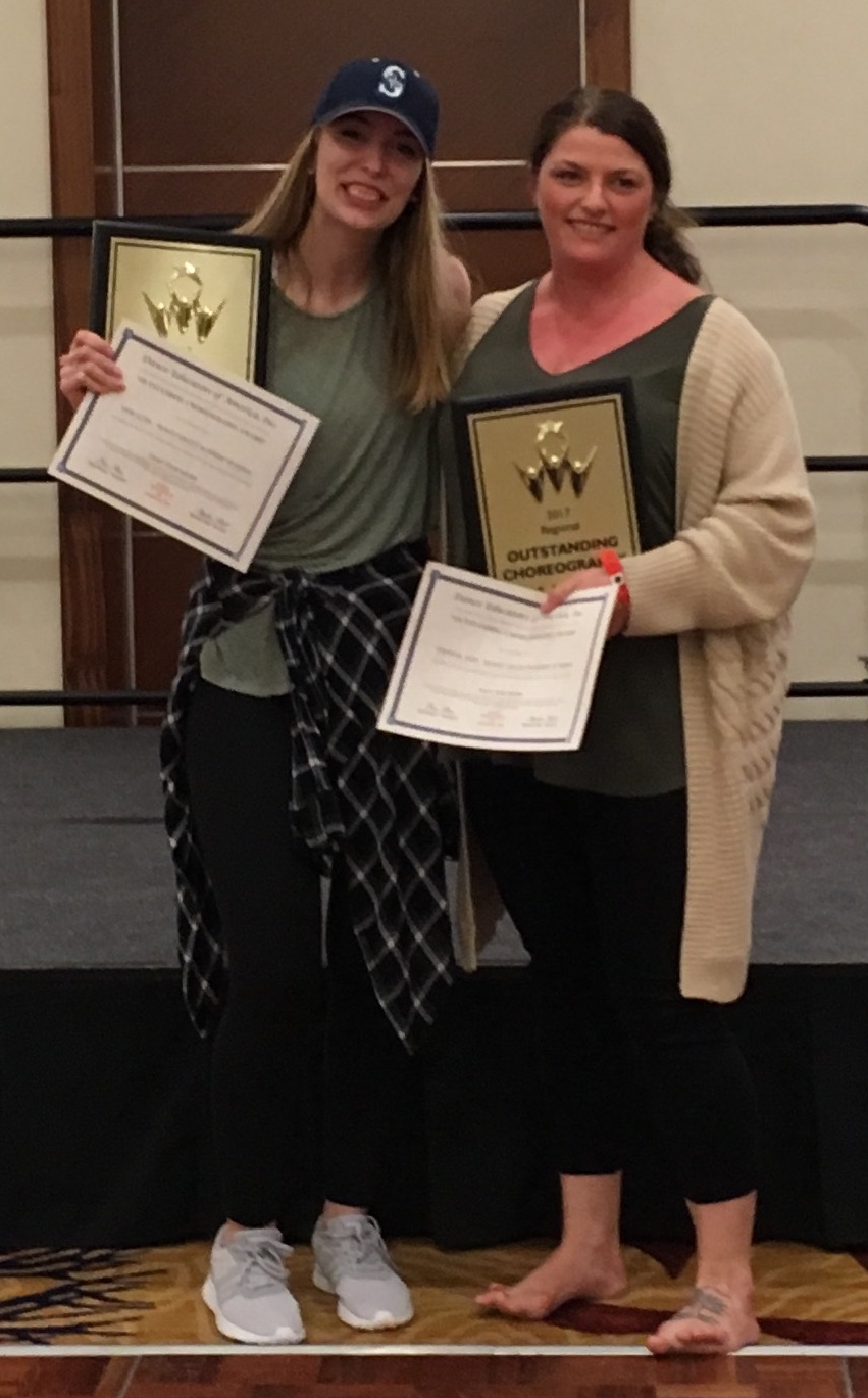 Sami Leyde & Jenn Johnson won "Outstanding Choreography" at Seattle's DEA Convention!