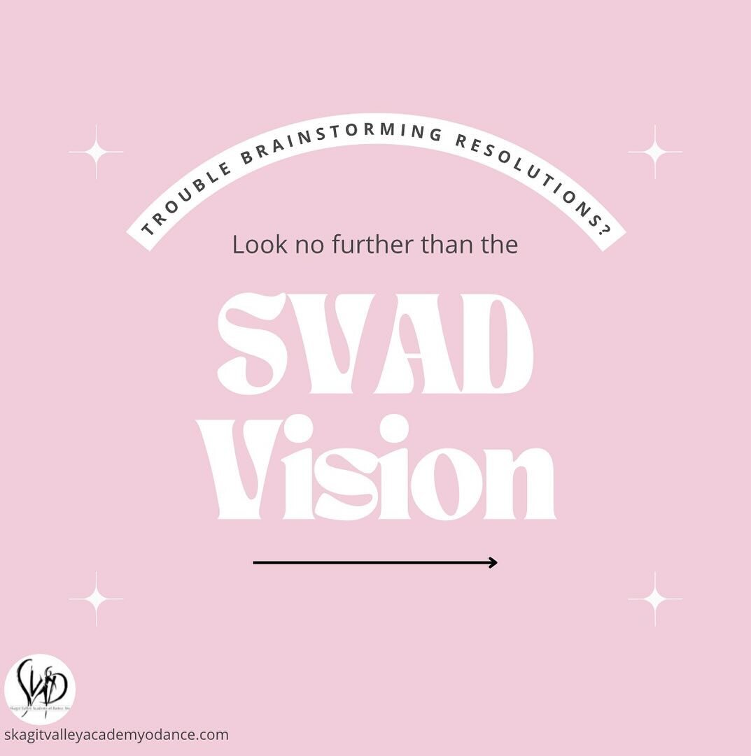 Our studio agreement, the SVAD vision, is FULL of good ideas that we can all apply MORE in the new year! 

#SVAD #Dance #SkagitValley