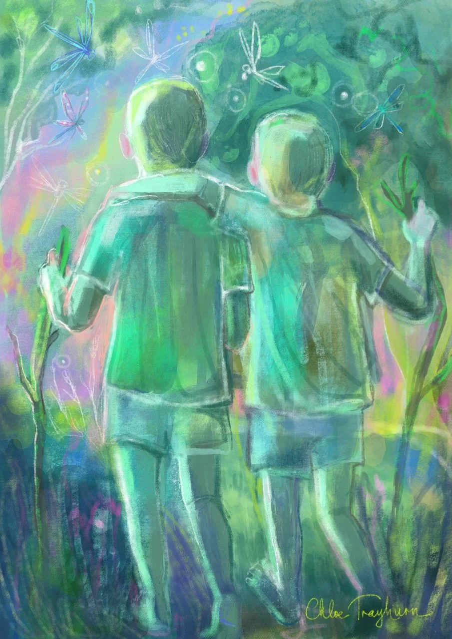 Dragonfly Hunt Print