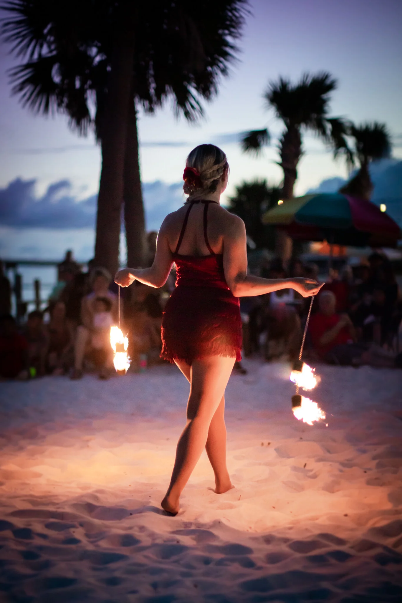 Destin Fire Dancing Fire Performer Fire Eating Breathing