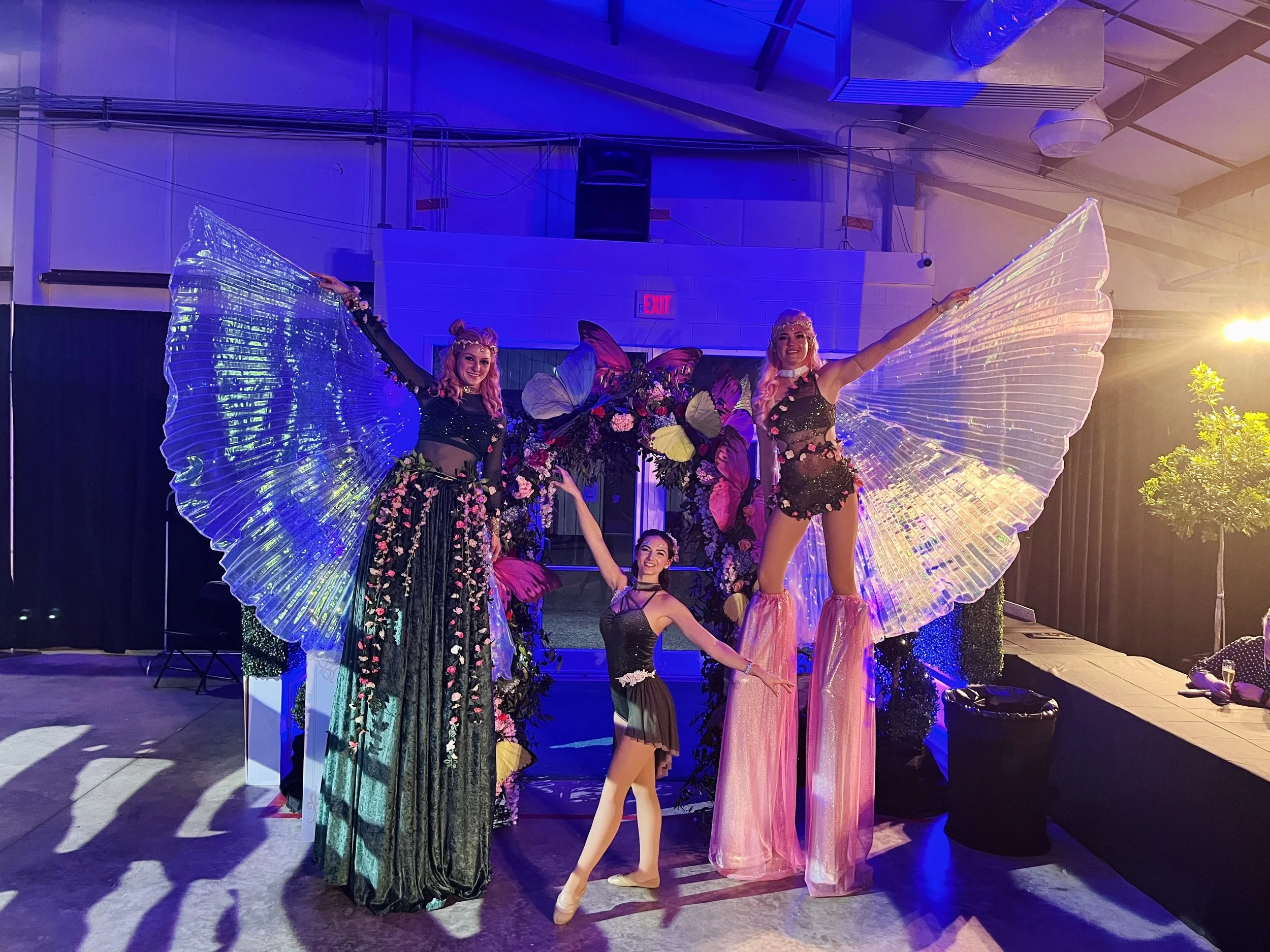 stilt walkers stilts stilt walker luminary entertainment event performers destin