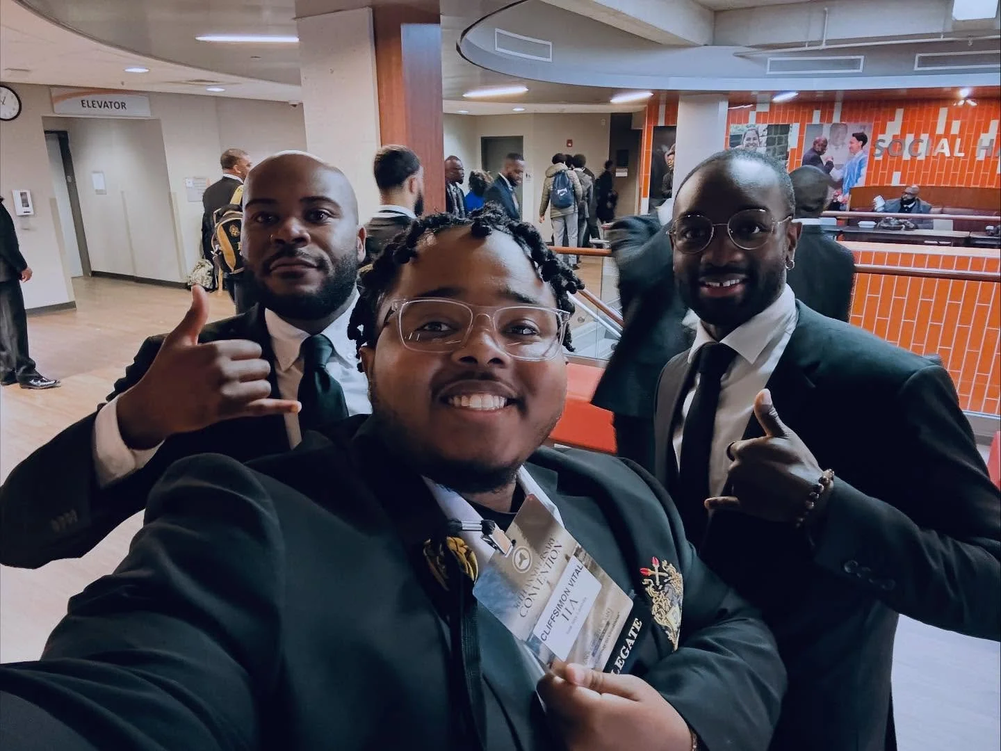 When you are *3x* consecutive award winners of the Charles H. Wesley Brotherhood Award for the NYACOA district of Alpha, you move in sync with and operate as a unit. Led by lead delegate, Brother Cliff Vital @cliff.simon__ , this weekend, the new ini