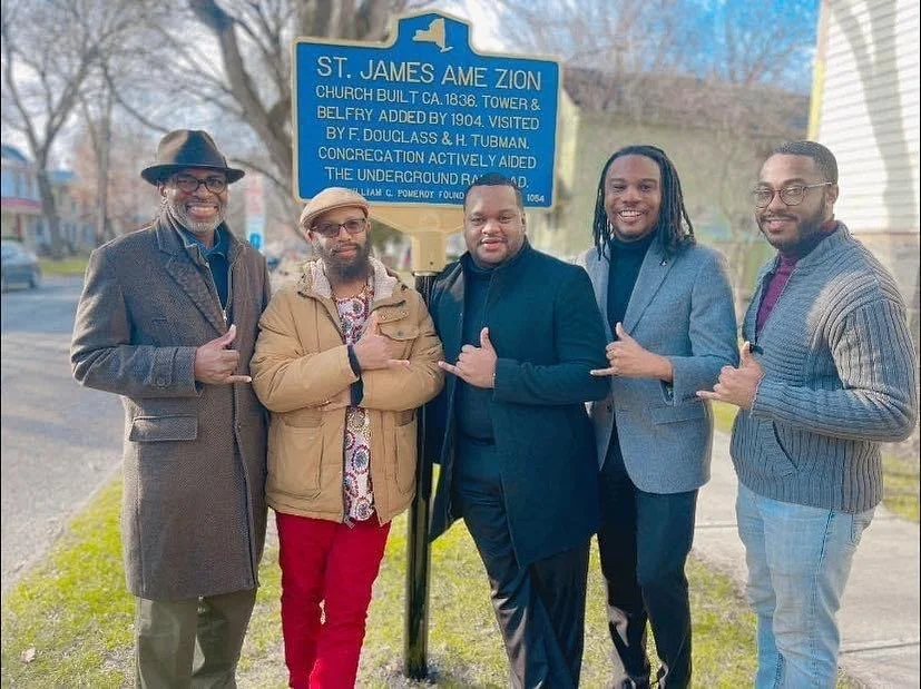 When the founders and precursor to Alpha Phi Alpha looked for a place of refuge in the Ithaca community, they headed to Historic St. James AME Zion Church @st.jamesamezion. Our founder, Dr. Henry Arthur Callis&rsquo; father, Henry Jesse Callis, serve