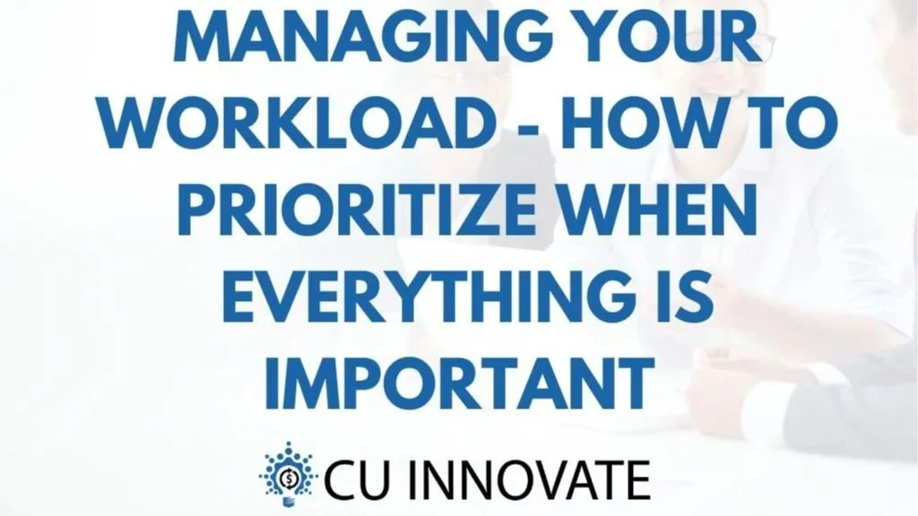 managing your workload-how to prioritize when everything is important