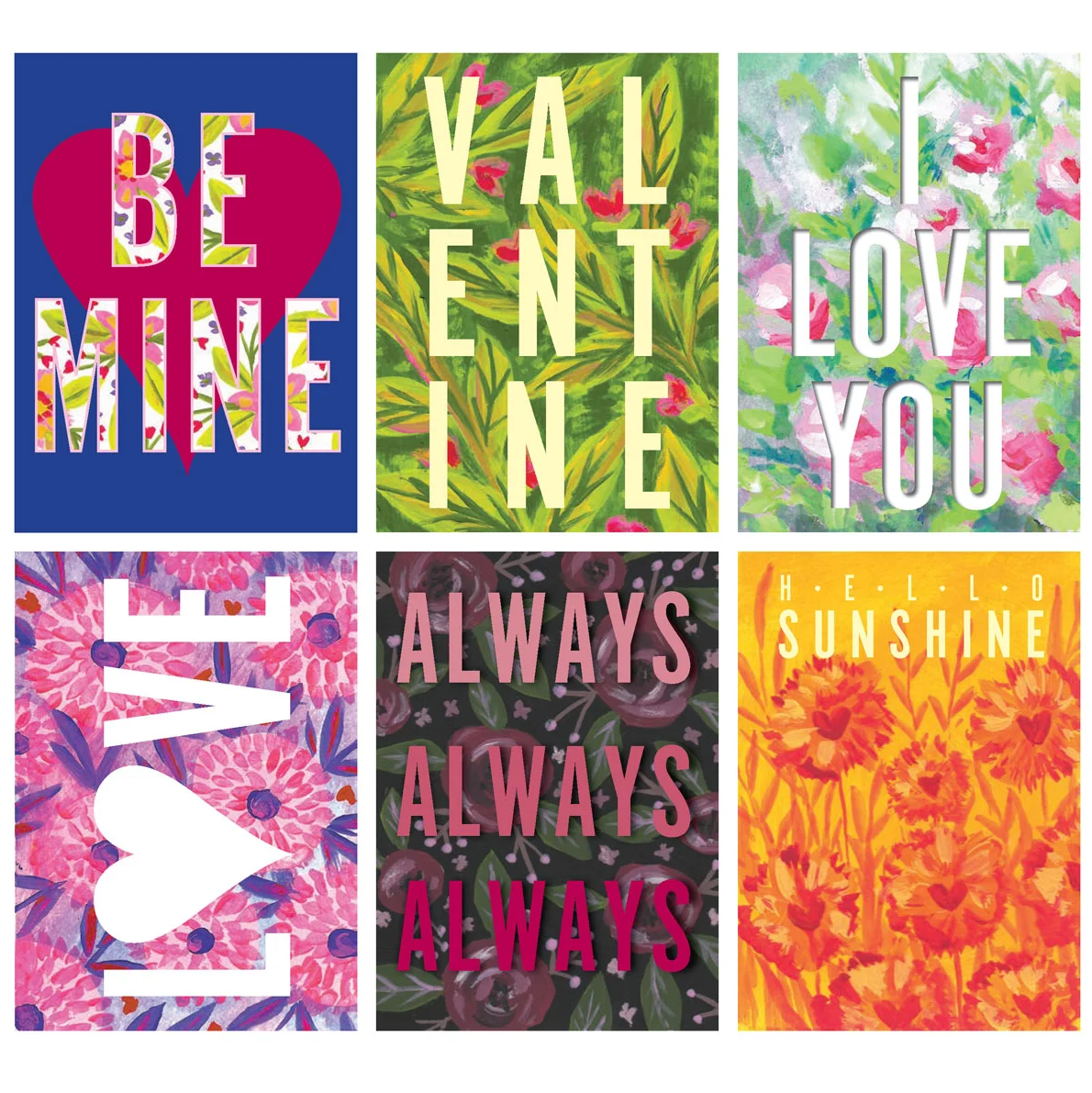 Free Floral Valentine 2019 Printable