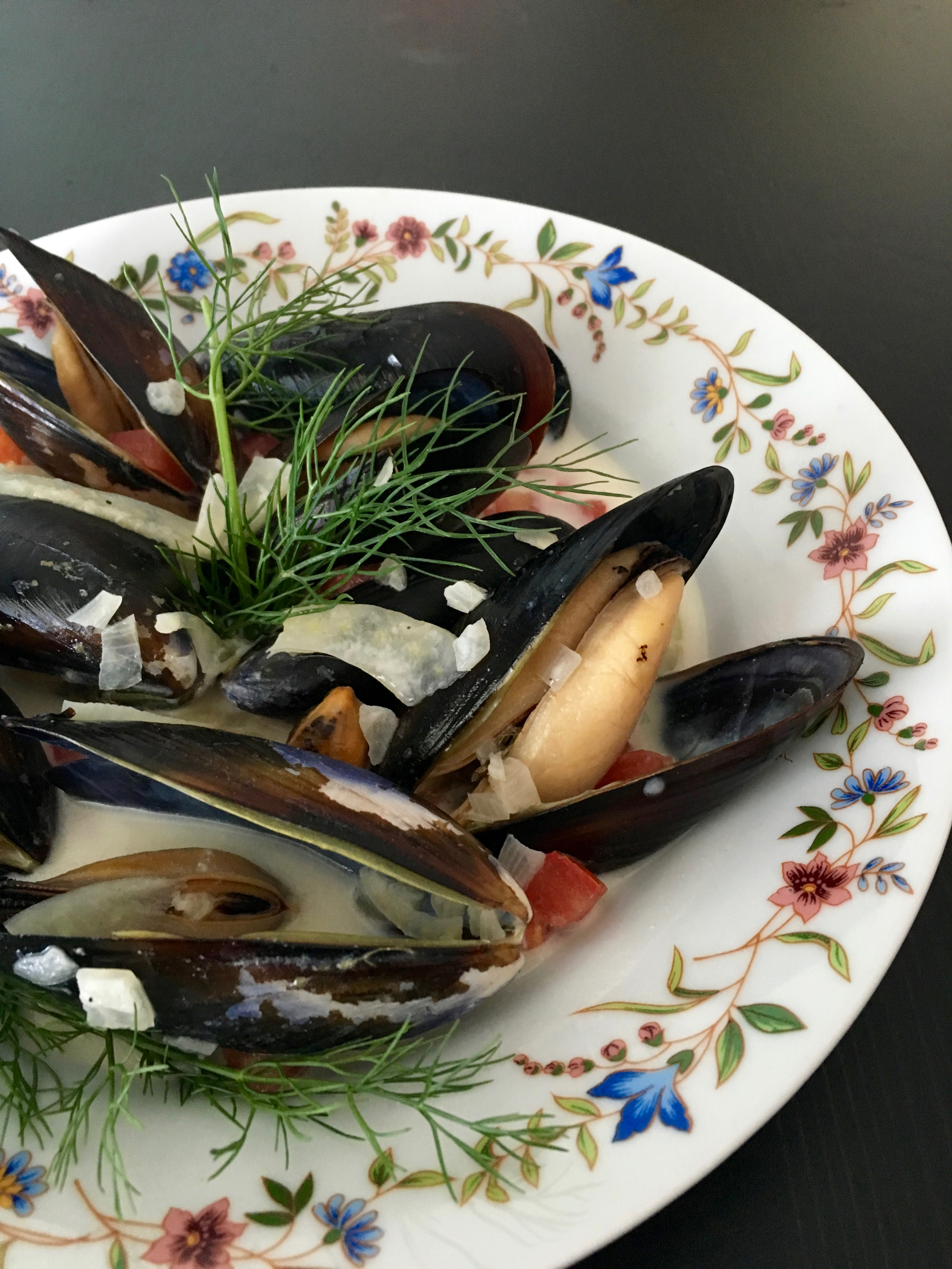 Roasted Mussels with Fennel
