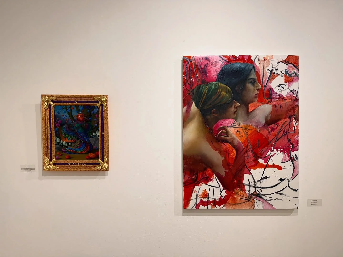 Today, I&rsquo;m giving a talk at 3:30pm about a special exhibition &ldquo;Blind Dates: New Visual Conversations&rdquo; I curated and collaborated with @deborahsantoro_ and @stephenmishol at @umasslowell art gallery. This is special to me because it&
