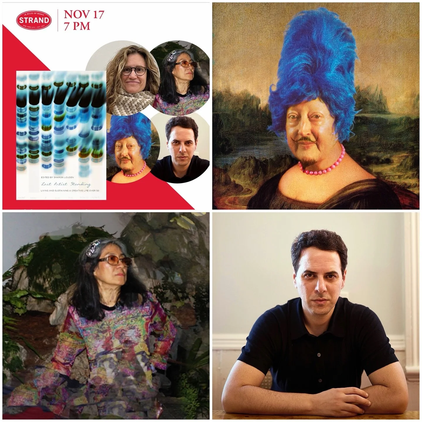 NEXT: this MONDAY, November 17 at 7pm the NEW YORK PREMIERE!!!! of &ldquo;Last Artist Standing: Living and Sustaining a Creative Life over 50&rdquo; at the NYC iconic, ever-loved, only-bookstore-on-the-tour @strandbookstore! Join me with legends @mar