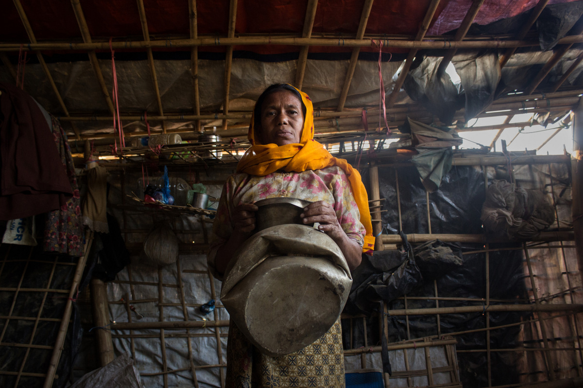 Refugees fleeing violence in Myanmar have a new worry: elephants