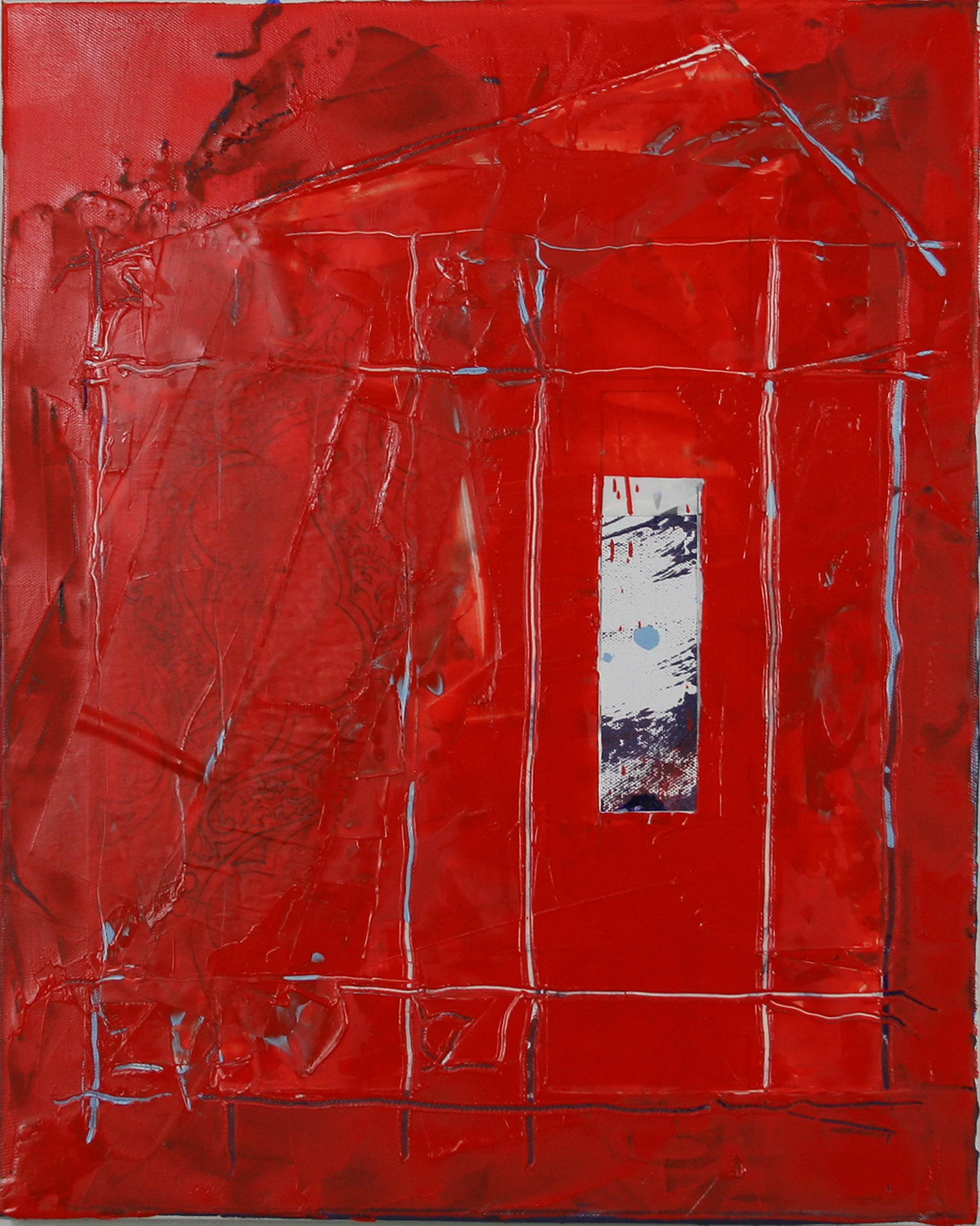 Sunok Chun, Hori zon , 2017, oil on canvas, 20 x 16 inches (50.8 x 40.64 cm)