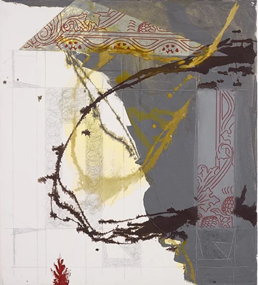Sunok Chun, Inner Sanctum , 2010, mixed media, 36 x 32 inches (91.44 x 81.28 cm)