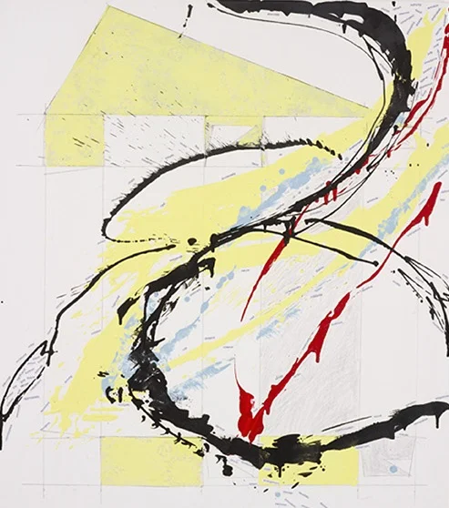 Sunok Chun, Confluence , 2014, mixed media, 36 x 32 inches (91.44 x 81.28 cm)