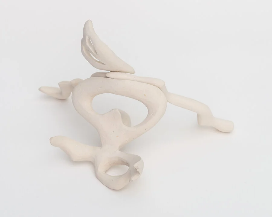 Ghost Species 10, 2019, Carved clay, 9 x 11 inches