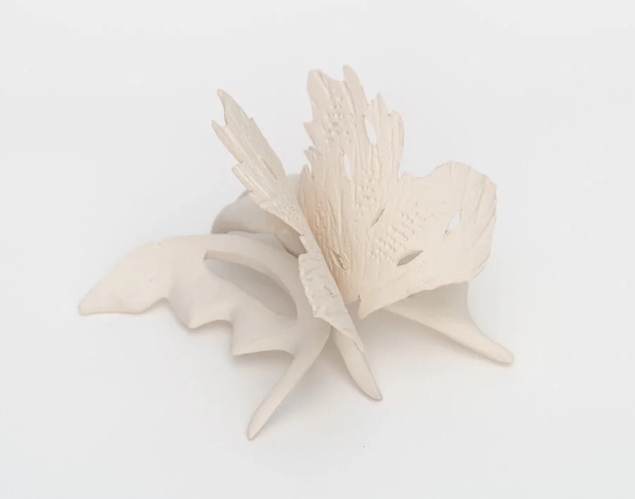 Ghost Species 19, 2019, Carved clay, 9 x 11 inches
