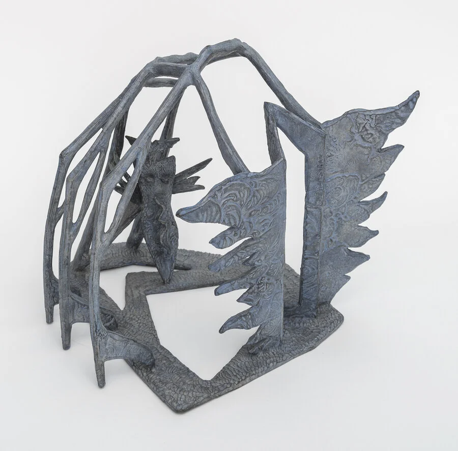 Shrine of the Arrowhead Women, 1992, Bronze, 13 x 15 x 14 inches