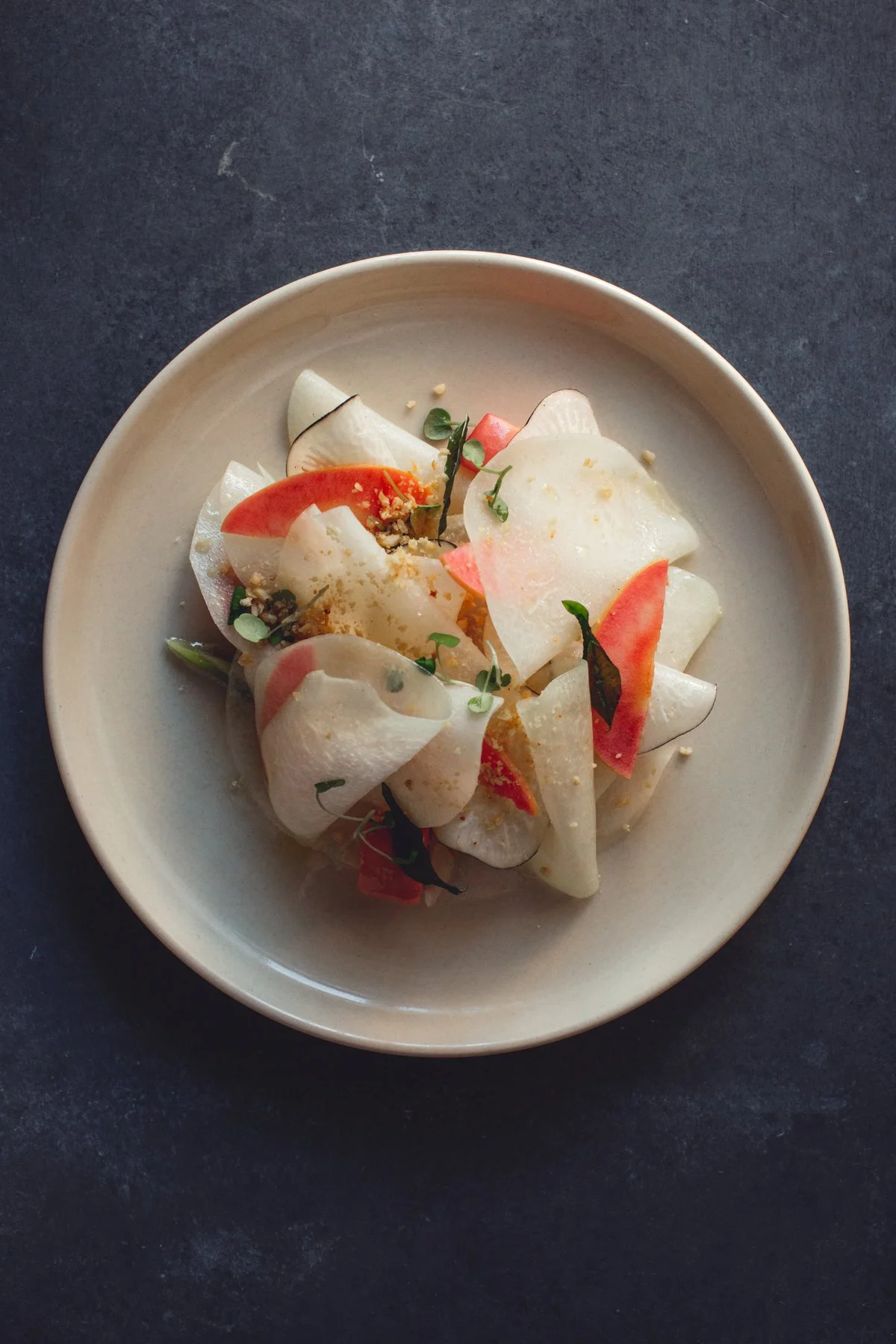 13. Watercress, black radish, pine nut, white peach salad-0980.jpg