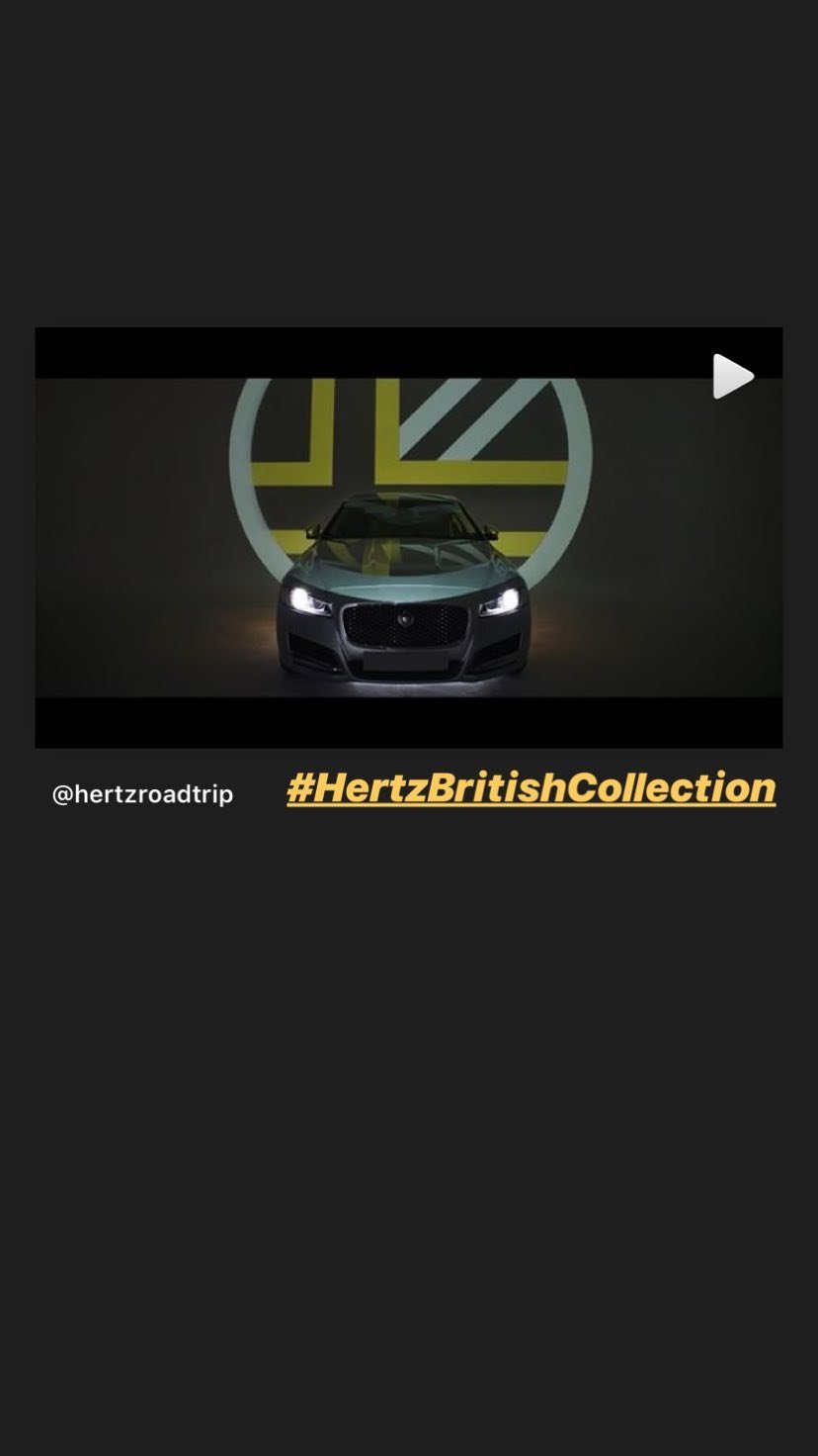 Hertz Campaign Launch day Social Post 10