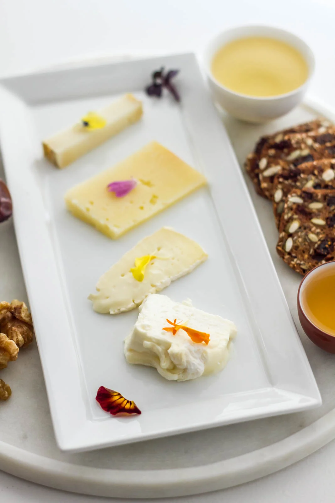 From top to bottom: Testun, Asiago, Robiola and La Tur