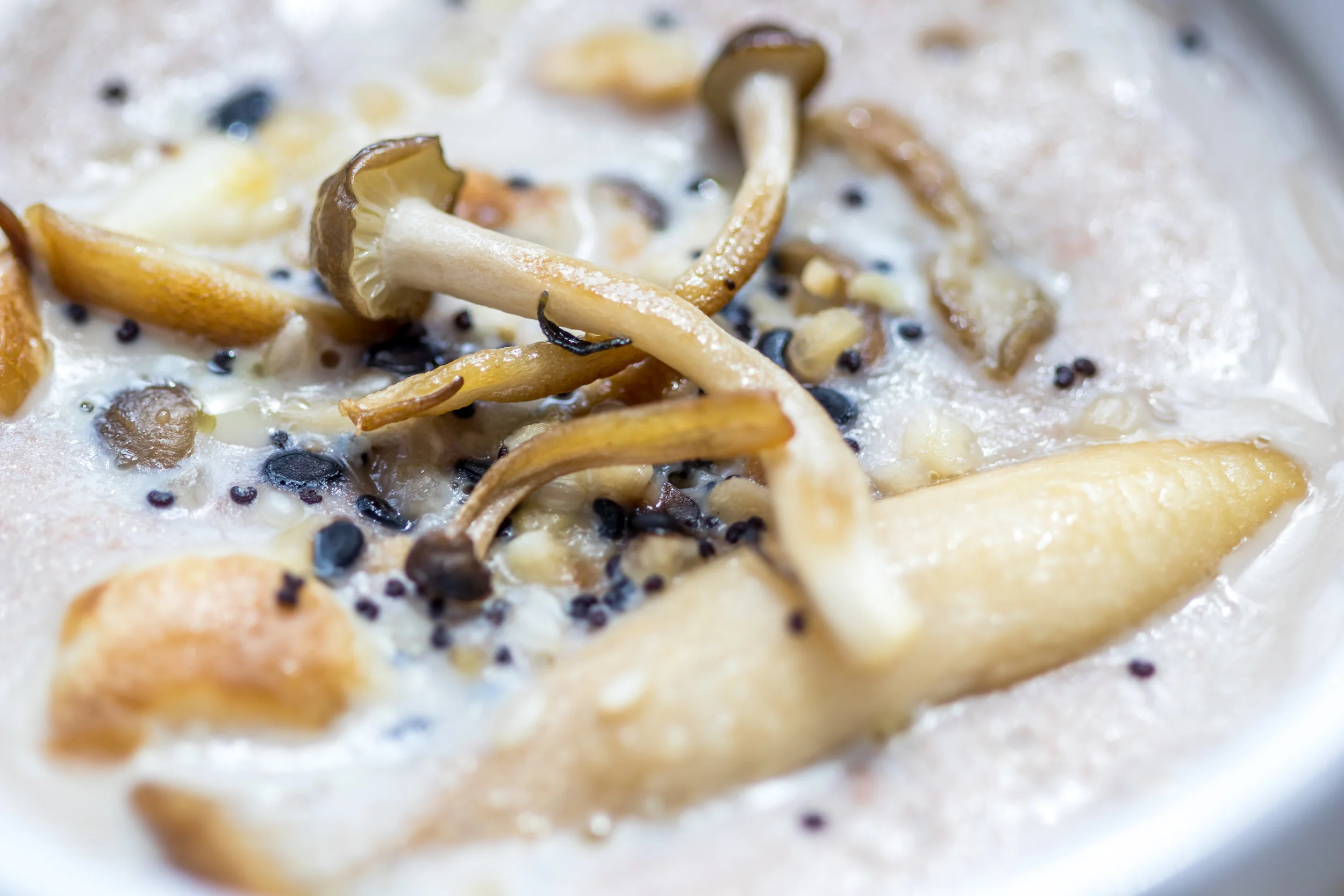 Korean steamed eggs with puerh tea and miso