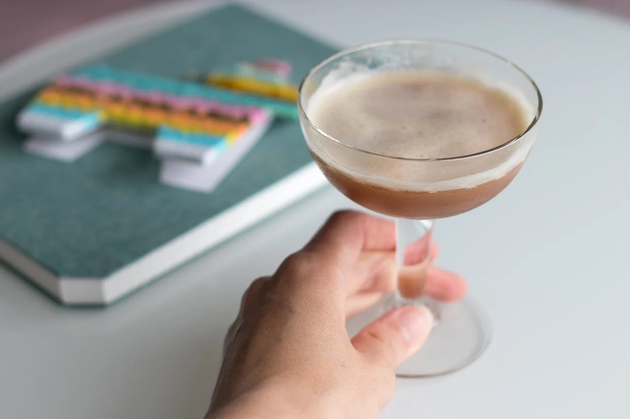Tea mocktails. Testing out Smith Teamaker Camelia Sour recipe