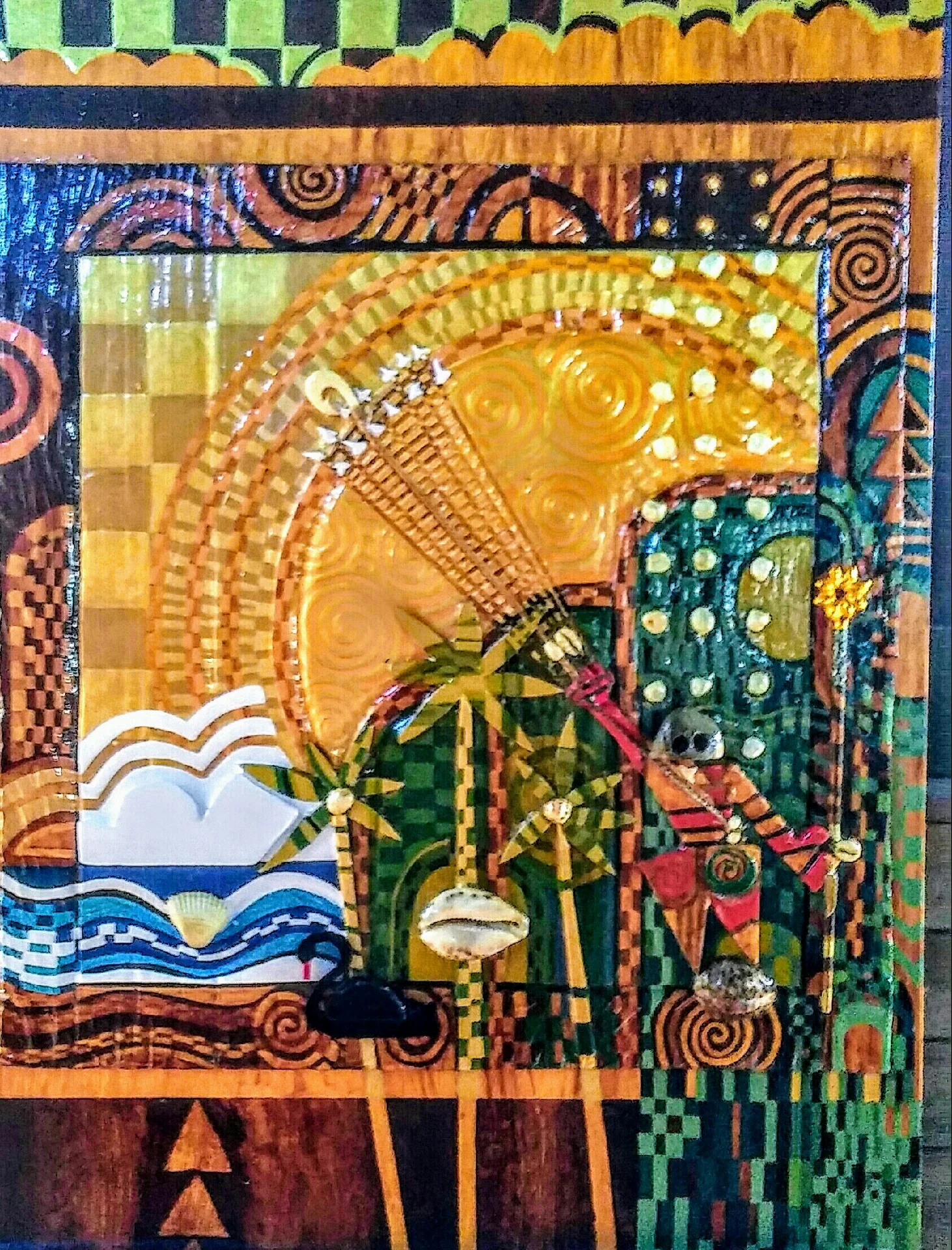 MAUI 24x32x2 mixed medium on gallery wrap canvas