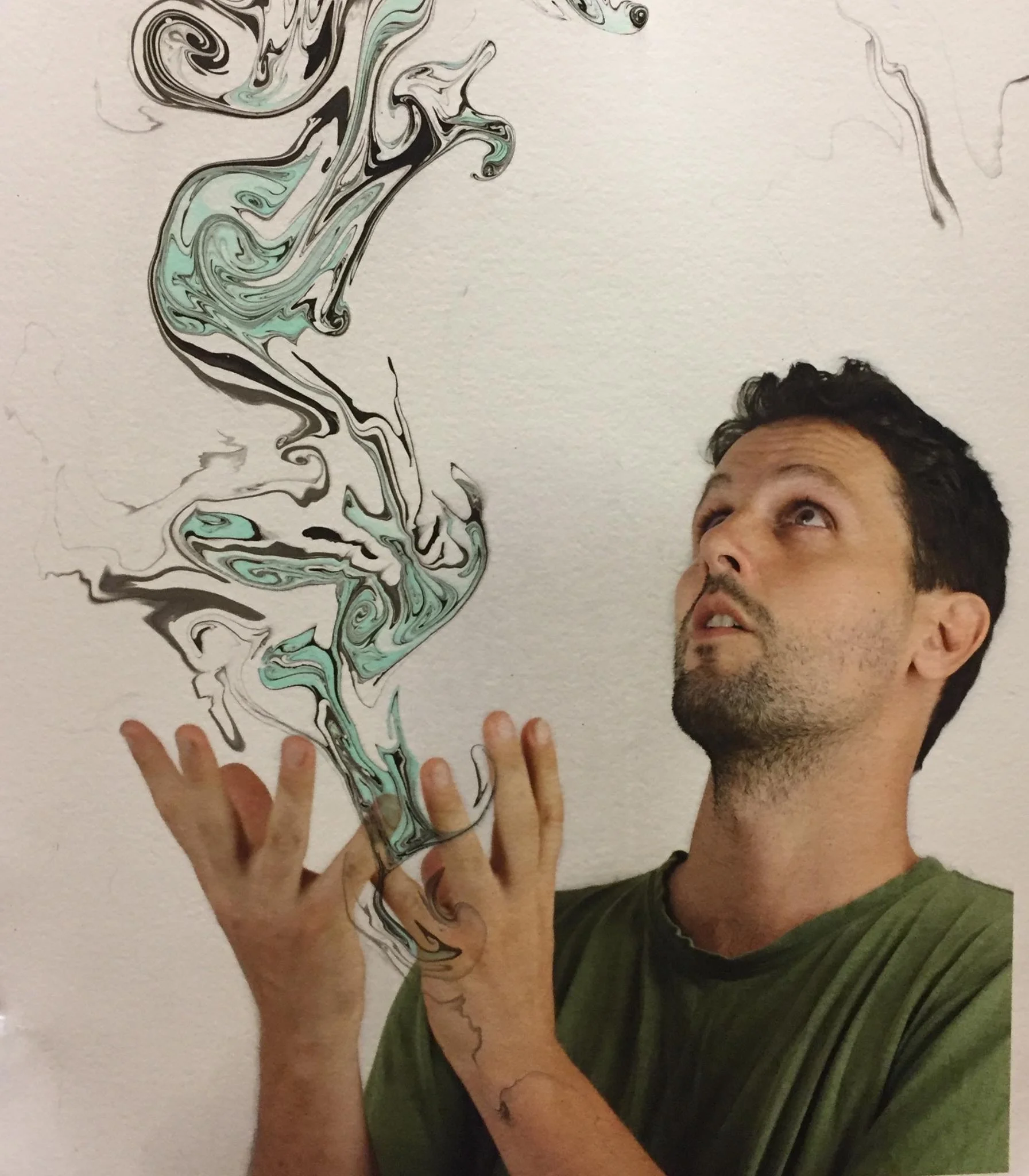  Max Lemaire…making infinite magical art from his thought waves through his hands and into your heart and hearth.  