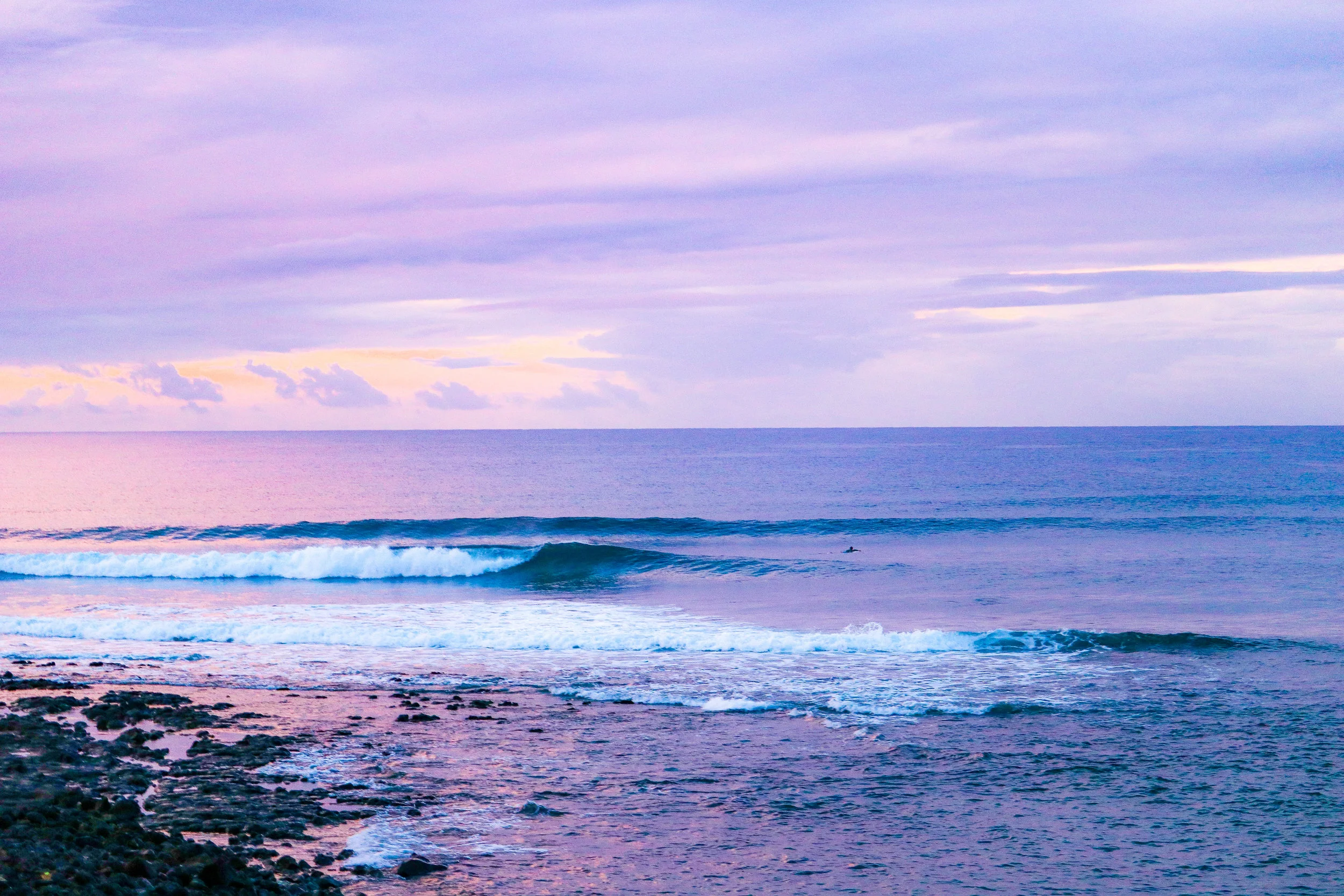 Solo Surfer - Kauai 2017