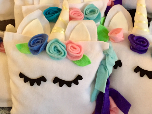 UNicorn Fleece Pillows