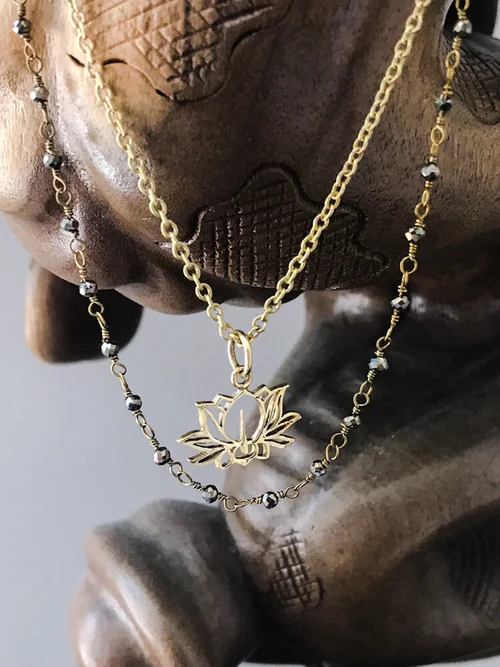 Bohemian brass necklaces