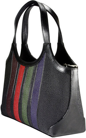 Women's stingray leather handbags
