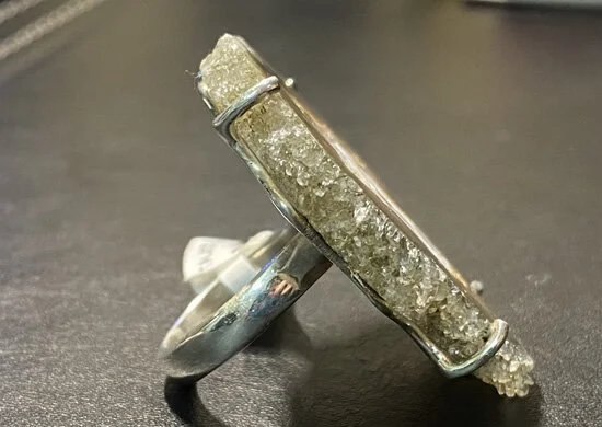 STALACTITE RING STERLING SILVER UNIQUE RING